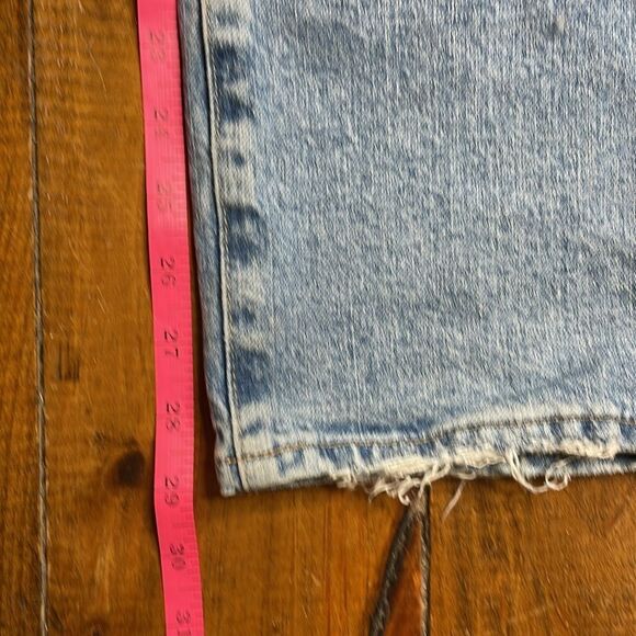 AG Adriano Goldschmeid Saige High-Rise Straight in Apparition Destructed 31 - Picture 10 of 10